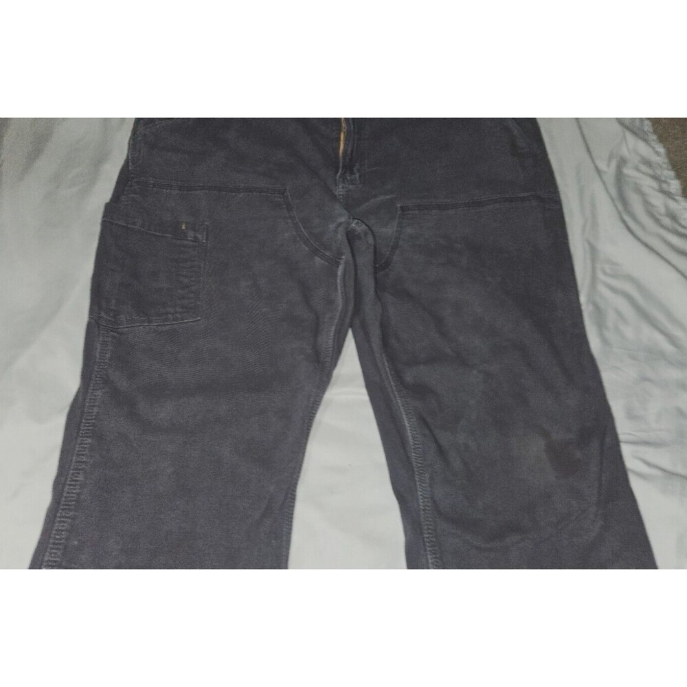Ariat Jeans Men 44x36 gray Rebar M4 Low Rise Boot Flex Waist Work Pants Stretch - Picture 3 of 8